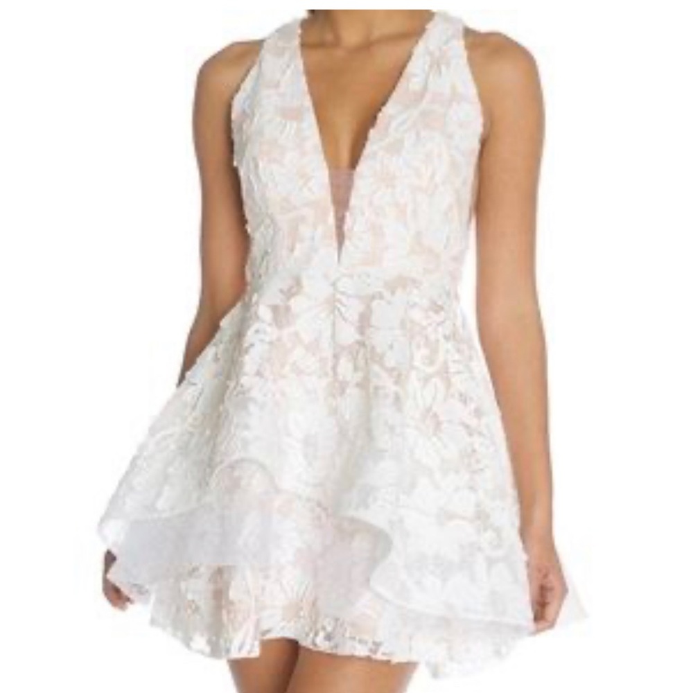 Chelsea Floral Embroidered Fit & Flare Dress